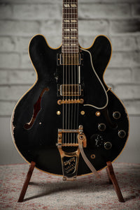 Gibson Custom Shop LE 1959 ES-345 Reissue with Bigsby, Murphy Lab Heavy Aged, Ebony #A960563