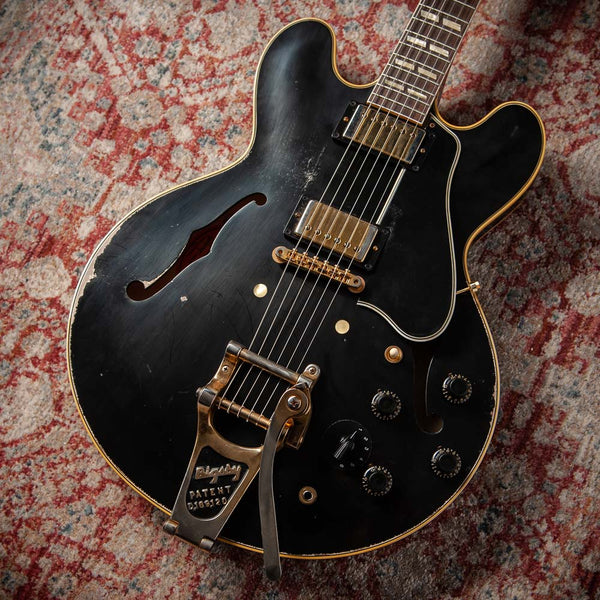 Gibson Custom Shop LE 1959 ES-345 Reissue with Bigsby, Murphy Lab Heavy Aged, Ebony #A960563