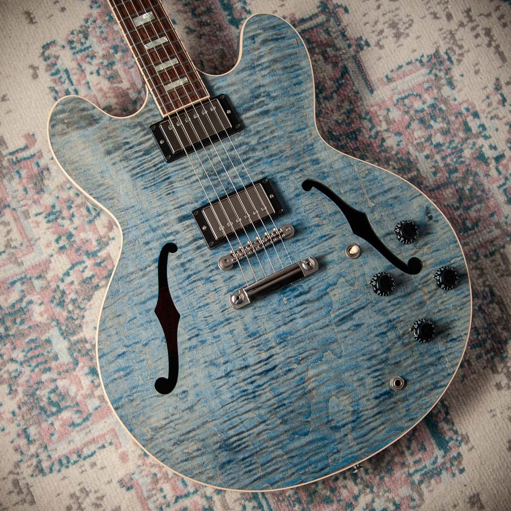 Gibson ES-335 Figured Indigo Blue 2015 Used #13574700