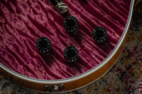 Gibson Les Paul Custom 5A Quilt Top Trans Violet Natural Back Custombucker Pickups # CS400340