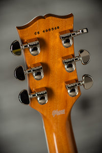 Gibson Les Paul Custom 5A Quilt Top Trans Violet Natural Back Custombucker Pickups # CS400340