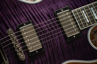 Gibson Les Paul Custom Flame Top, Purple Tiger, Slim Neck, Custom Buckers #CS402351