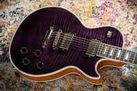 Gibson Les Paul Custom Flame Top, Purple Tiger, Slim Neck, Custom Buckers #CS402351