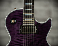 Gibson Les Paul Custom Flame Top, Purple Tiger, Slim Neck, Custom Buckers #CS402351