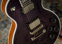 Gibson Les Paul Custom Flame Top, Purple Tiger, Slim Neck, Custom Buckers #CS402351