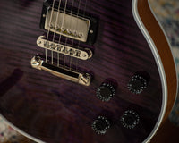 Gibson Les Paul Custom Flame Top, Purple Tiger, Slim Neck, Custom Buckers #CS402351