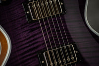 Gibson Les Paul Custom Flame Top, Purple Tiger, Slim Neck, Custom Buckers #CS402351