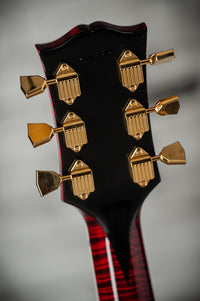 Gibson Les Paul 1968 Custom Red Tiger Figured Maple Neck Stinger Headstock #601598