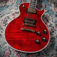 Gibson Les Paul 1968 Custom Red Tiger Figured Maple Neck Stinger Headstock #601598