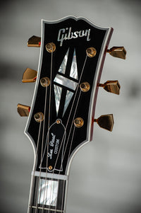 Gibson Les Paul 1968 Custom Red Tiger Figured Maple Neck Stinger Headstock #601598