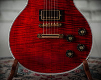 Gibson Les Paul 1968 Custom Red Tiger Figured Maple Neck Stinger Headstock #601598