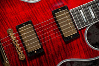 Gibson Les Paul 1968 Custom Red Tiger Figured Maple Neck Stinger Headstock #601598