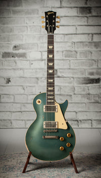 Gibson Les Paul '57 RI Murphy Lab Heavy Aged Pelham Blue over Gold #75442
