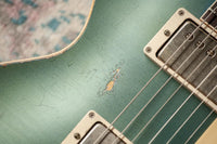 Gibson Les Paul '57 RI Murphy Lab Heavy Aged Pelham Blue over Gold #75442
