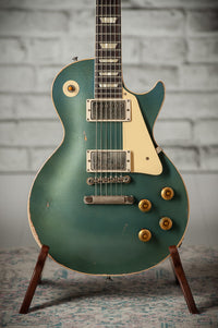 Gibson Les Paul '57 RI Murphy Lab Heavy Aged Pelham Blue over Gold #75442