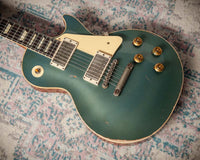 Gibson Les Paul '57 RI Murphy Lab Heavy Aged Pelham Blue over Gold #75442