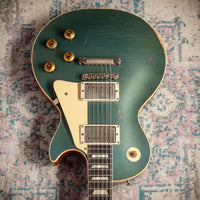 Gibson Les Paul '57 RI Murphy Lab Heavy Aged Pelham Blue over Gold #75442