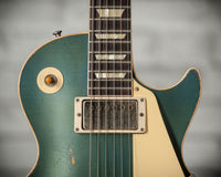 Gibson Les Paul '57 RI Murphy Lab Heavy Aged Pelham Blue over Gold #75442