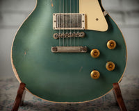 Gibson Les Paul '57 RI Murphy Lab Heavy Aged Pelham Blue over Gold #75442