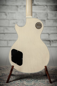 Gibson Les Paul Custom 7A Quilted Maple Top Ocean Blue TV White Back #CS503236
