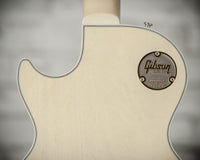 Gibson Les Paul Custom 7A Quilted Maple Top Ocean Blue TV White Back #CS503236