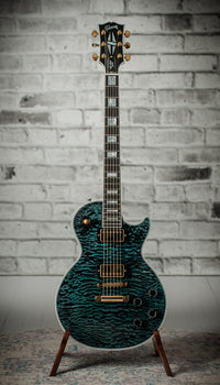 Gibson Les Paul Custom 7A Quilt Northern Lights #CS503625 USED