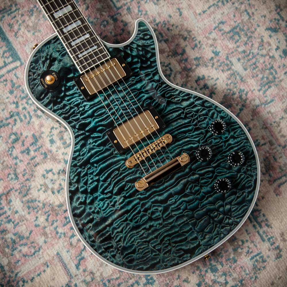 Gibson Les Paul Custom 7A Quilt Northern Lights #CS503625 USED