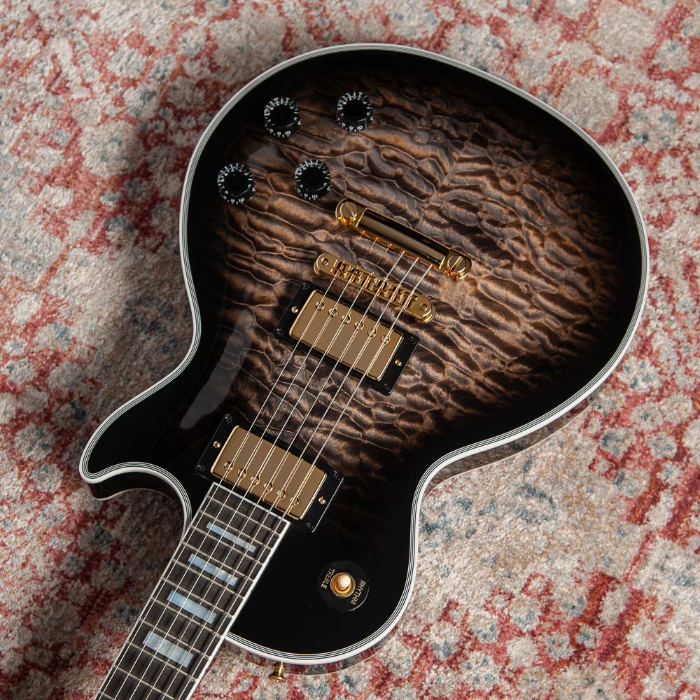 Gibson Les Paul Custom 7A Quilt Top Cobra Burst – Lauzon Music