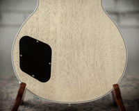 Gibson Les Paul Custom 7A Quilted Maple Top Ocean Blue TV White Back #CS600203