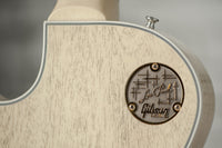 Gibson Les Paul Custom 7A Quilted Maple Top Ocean Blue TV White Back #CS600203