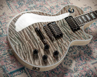 Gibson Les Paul Custom 7A Quilted Maple Top Ocean Blue TV White Back #CS600203
