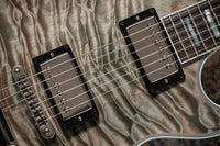 Gibson Les Paul Custom 7A Quilted Maple Top Ocean Blue TV White Back #CS600203