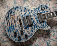 Gibson Les Paul Custom 5A Quilt Ocean Blue #CS503637