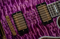 Gibson Les Paul Custom 7A Quilted Maple Top Violet #CS501029