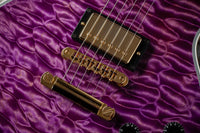 Gibson Les Paul Custom 7A Quilted Maple Top Violet #CS501029