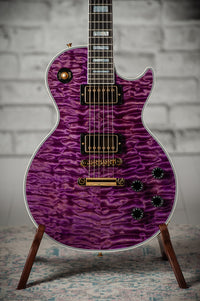 Gibson Les Paul Custom 7A Quilted Maple Top Violet #CS501029
