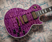 Gibson Les Paul Custom 7A Quilted Maple Top Violet #CS501029