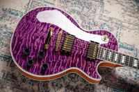 Gibson Les Paul Custom 7A Quilted Maple Top Violet #CS501029
