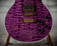 Gibson Les Paul Custom 7A Quilted Maple Top Violet #CS501029