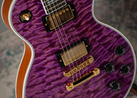 Gibson Les Paul Custom 7A Quilted Maple Top Violet #CS501029