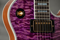 Gibson Les Paul Custom 7A Quilted Maple Top Violet #CS501029