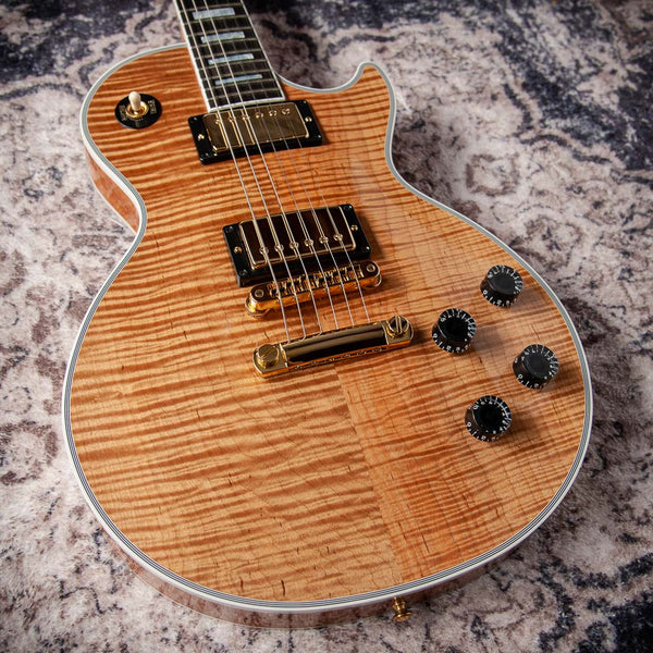Gibson Les Paul Custom Gloss Torrefied Figured Maple Top  #CS502337