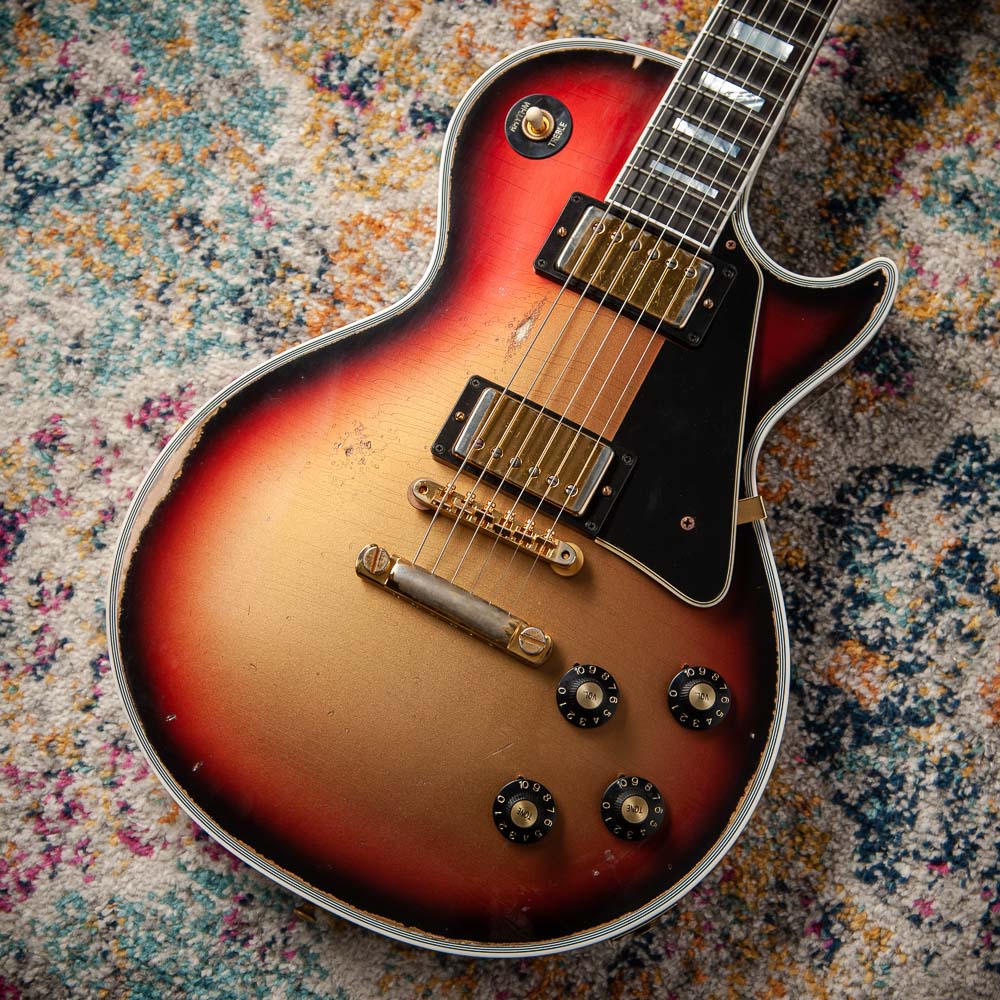 Gibson M2M '68 Les Paul Custom RI Murphy Lab Ultra Heavy Aged Gold Vermillion Burst #605828