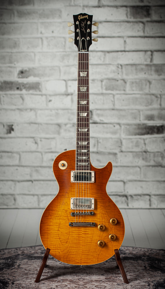 Gibson Made 2 Measure '59 Reissue Les Paul Handpicked Top  Dirty Lemon Fade #953386