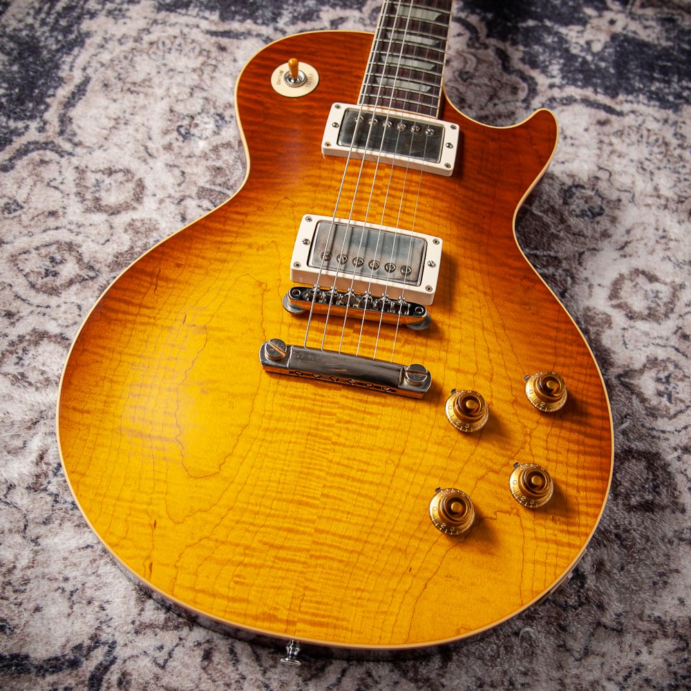 Gibson Made 2 Measure '59 Reissue Les Paul Handpicked Top  Dirty Lemon Fade #953386