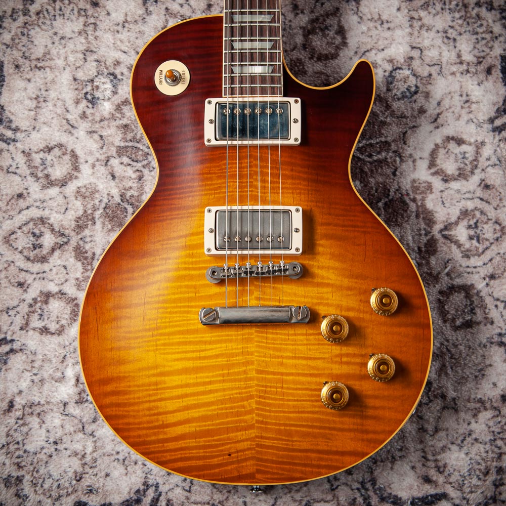 Gibson Made 2 Measure '59 Reissue Les Paul Handpicked Top Slo Iced Tea Fade #96068