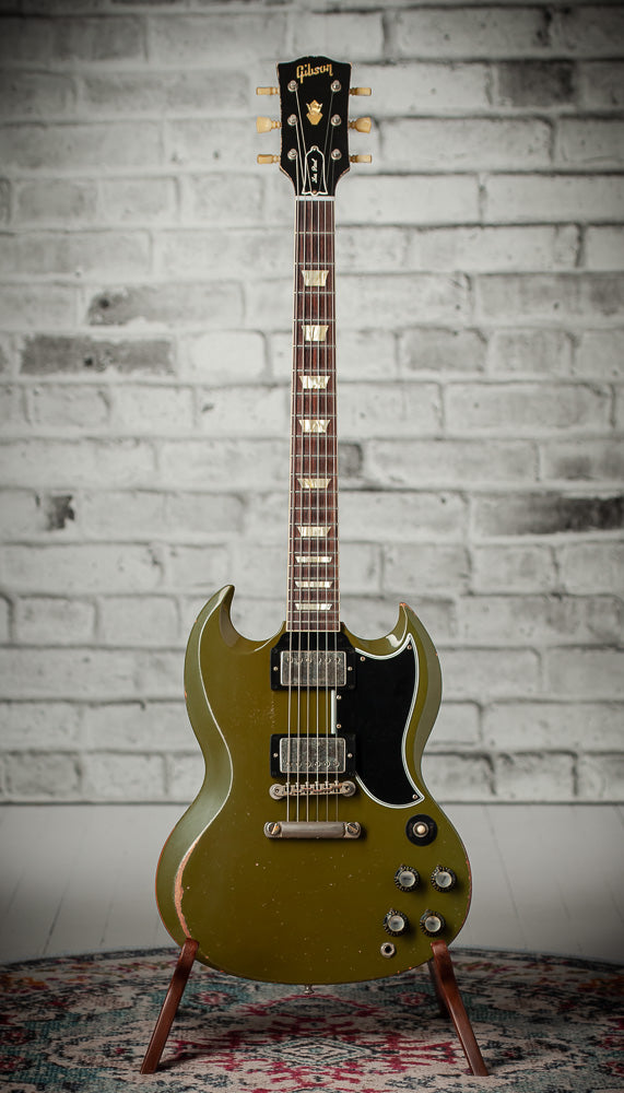 Gibson Murphy Lab Heavy Aged '61 SG Standard Olive Drab #602251