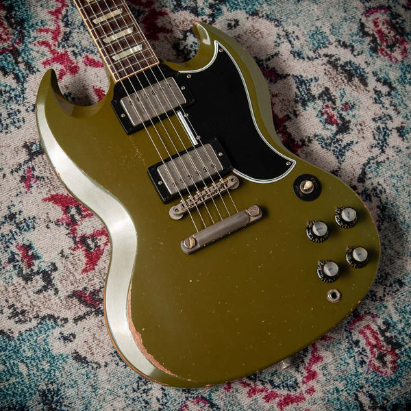 Gibson Murphy Lab Heavy Aged '61 SG Standard Olive Drab #602251