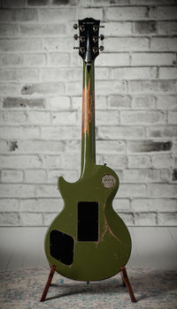 Gibson Murphy Lab Ultra Heavy Aged Les Paul Axcess Olive Drab #CS501801