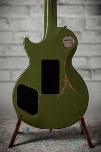 Gibson Murphy Lab Ultra Heavy Aged Les Paul Axcess Olive Drab #CS501801
